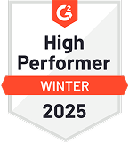 G2 Badges High Performer Winter 2025